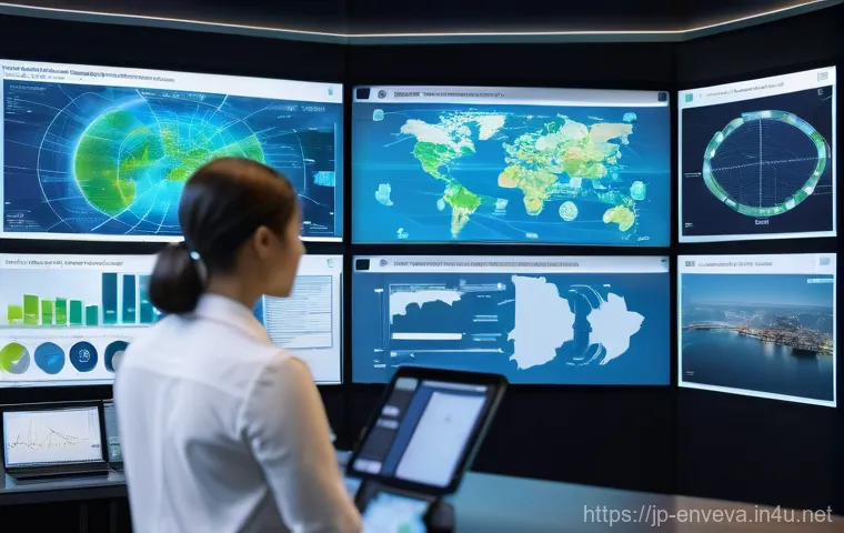 환경영향평가 실무에서 주의할 점 - **Prompt:** A serene, expansive landscape featuring a modern onshore wind farm. The sky is bright an...