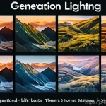 환경영향평가 시뮬레이션 도구 사용법 - Here are three detailed image generation prompts in English, designed to align with your guidelines ...